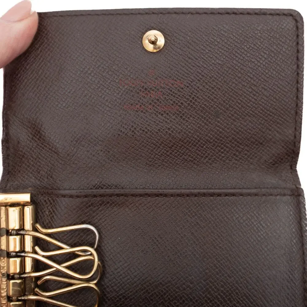 Authentic Louis Vuitton Damier Ebene Multicles 6 Key Holder 2007 France